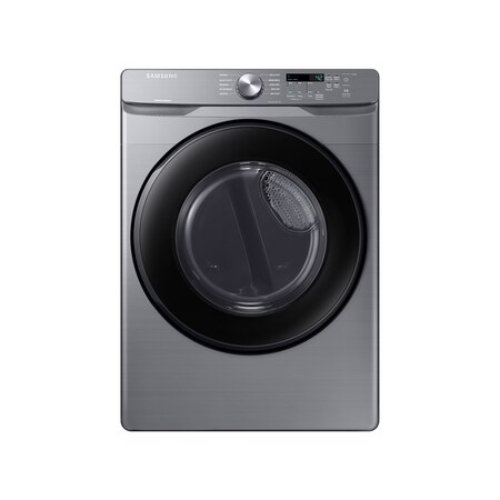 Samsung 7.5 cu. ft. Front Load Gas Dryer with Sensor Dry and Smart Care in Platinum DVG45T6000P